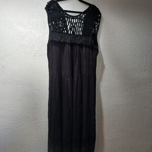 Maeve Elegant Black Sleeveless Dress